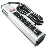 Legrand - Wiremold UL207BC Compact Plug-In Outlet Center® with Six 15 Amp Outlets and Switch